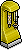 Mini Heladera Dorada